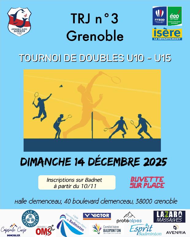 TRJ 3 AURA 2025/2026 - Grenoble (Isère - 38)